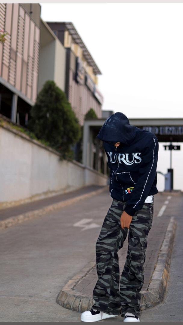Taurus Saint Zip Hoodie – Black Edition alt