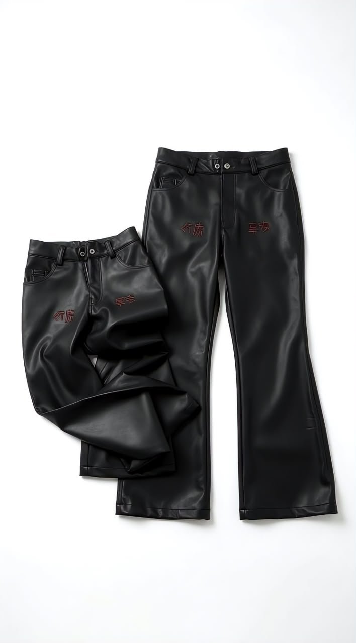 TC Croc Leather Pants