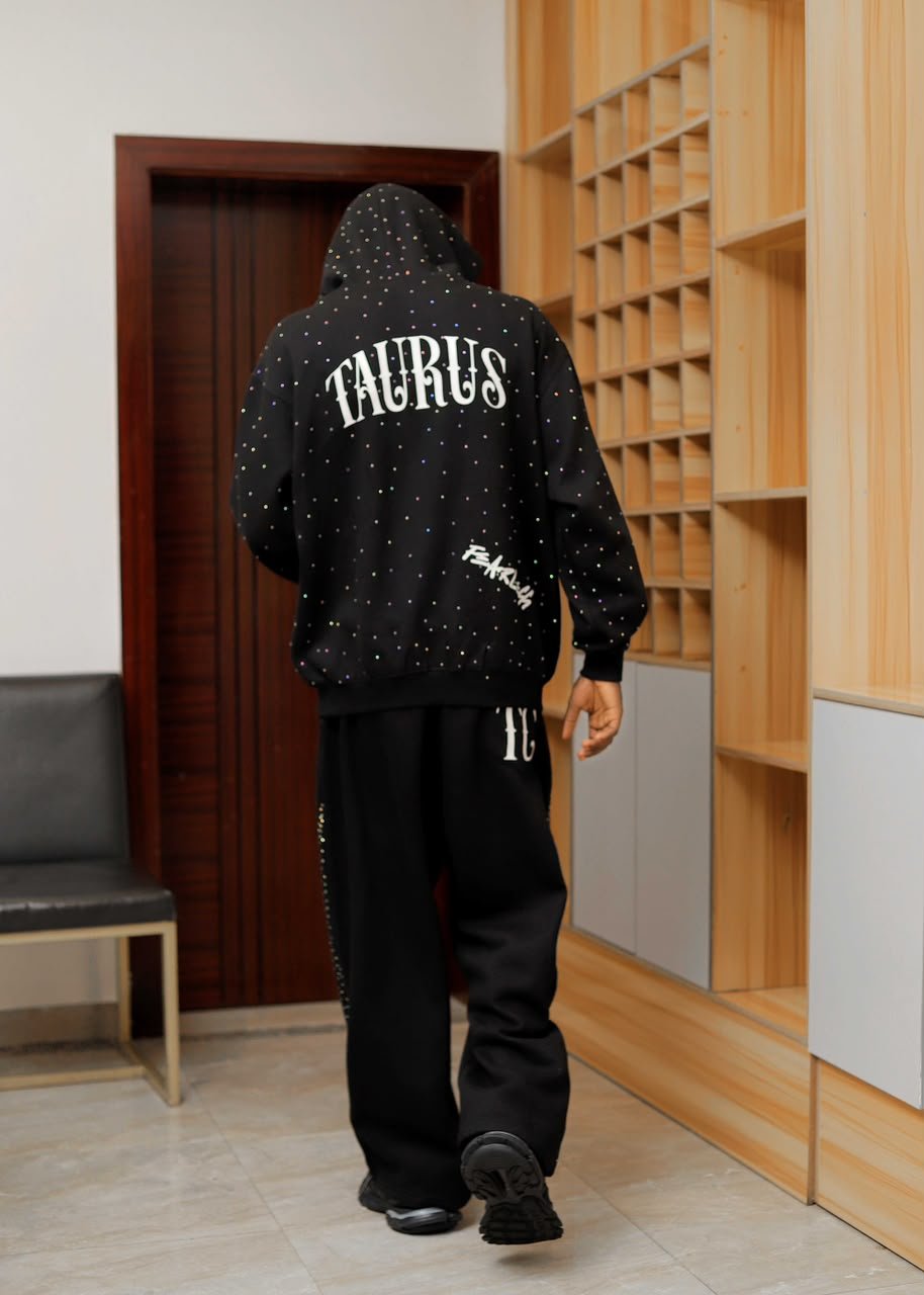 TAURUS FEARLESS DIAMOND HOODIE BLACK EDITION